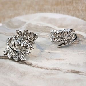 Silver Vine Wrap Rings (Size 7)